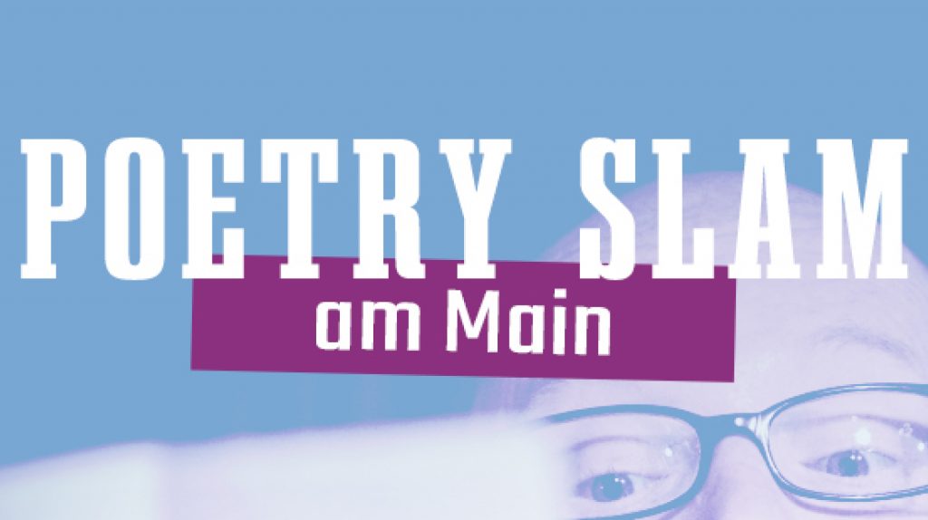 Das Logo von Poetry Slam am Main.