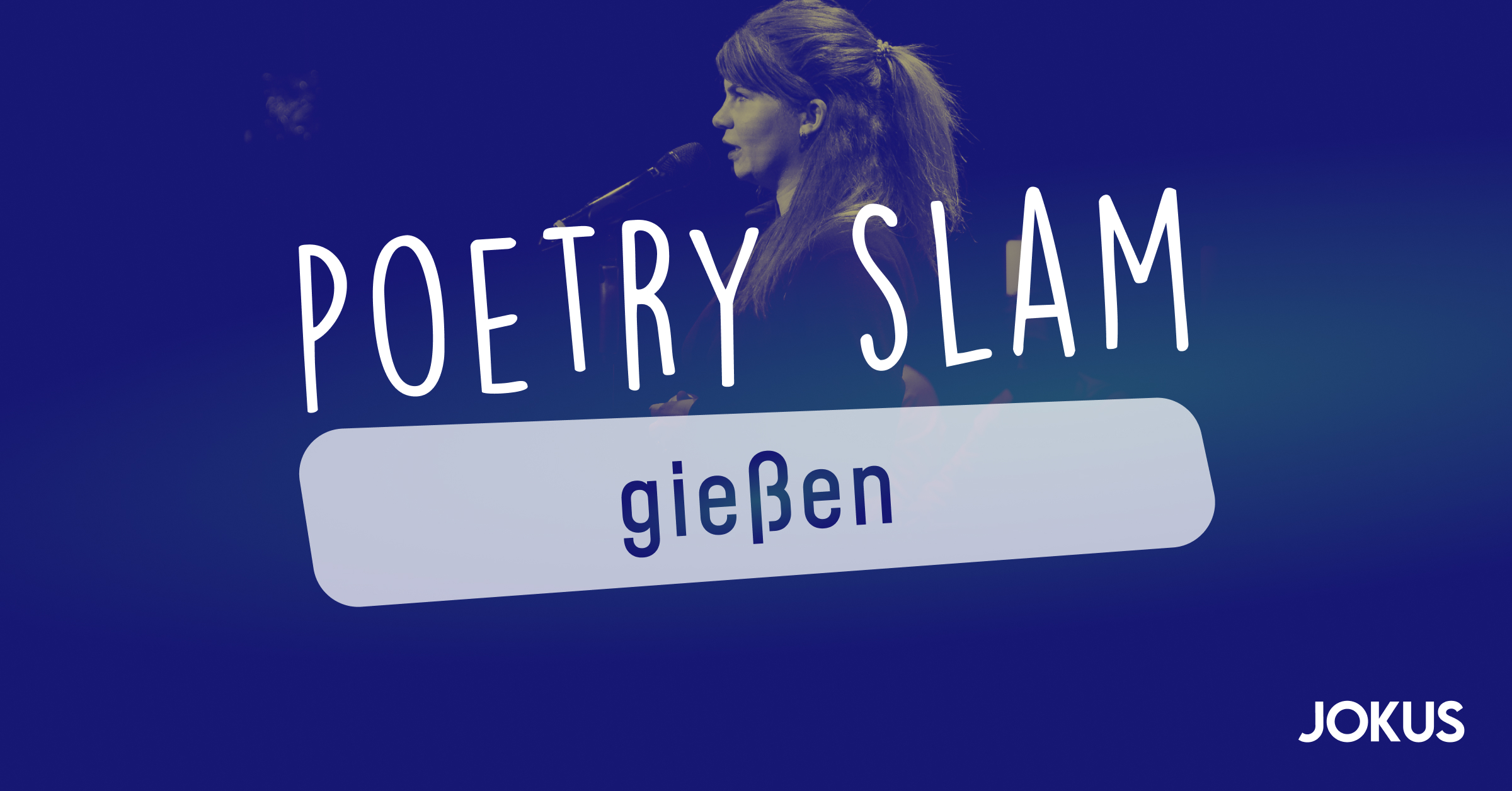 Rebecca Heims beim Poetry Slam Gießen.