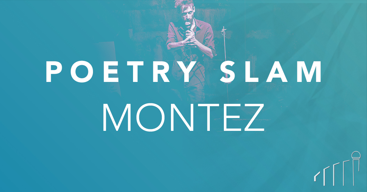 Samuel Kramer beim Poetry Slam Frankfurt.