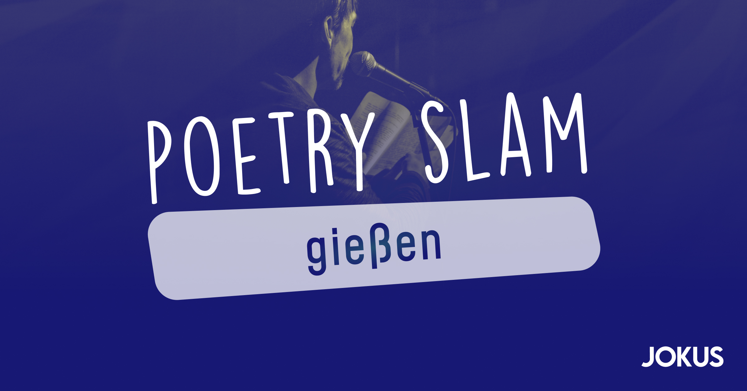 Andivalent beim Poetry Slam in Gießen.