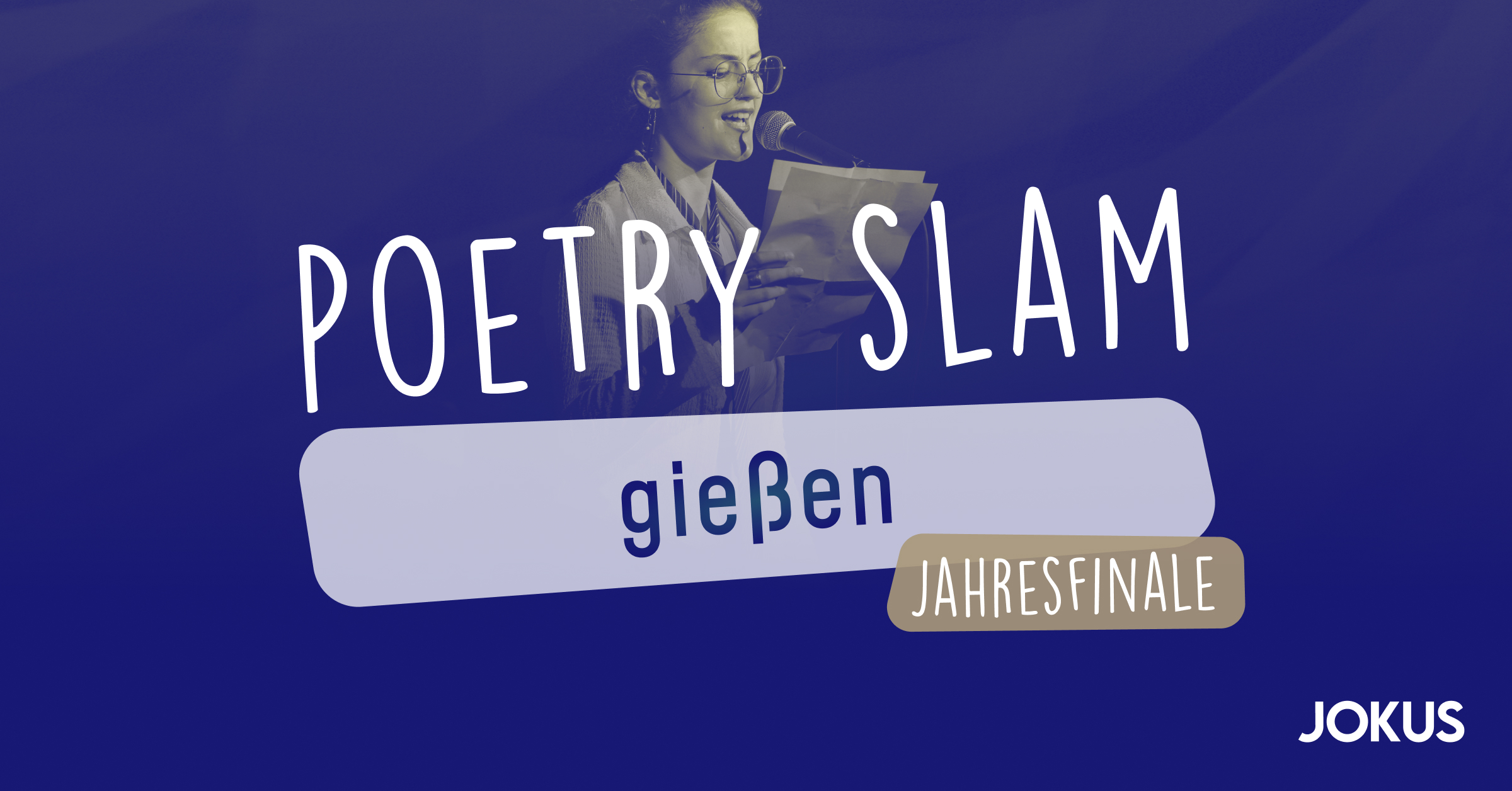 Johanna Schubert beim Poetry Slam in Gießen.