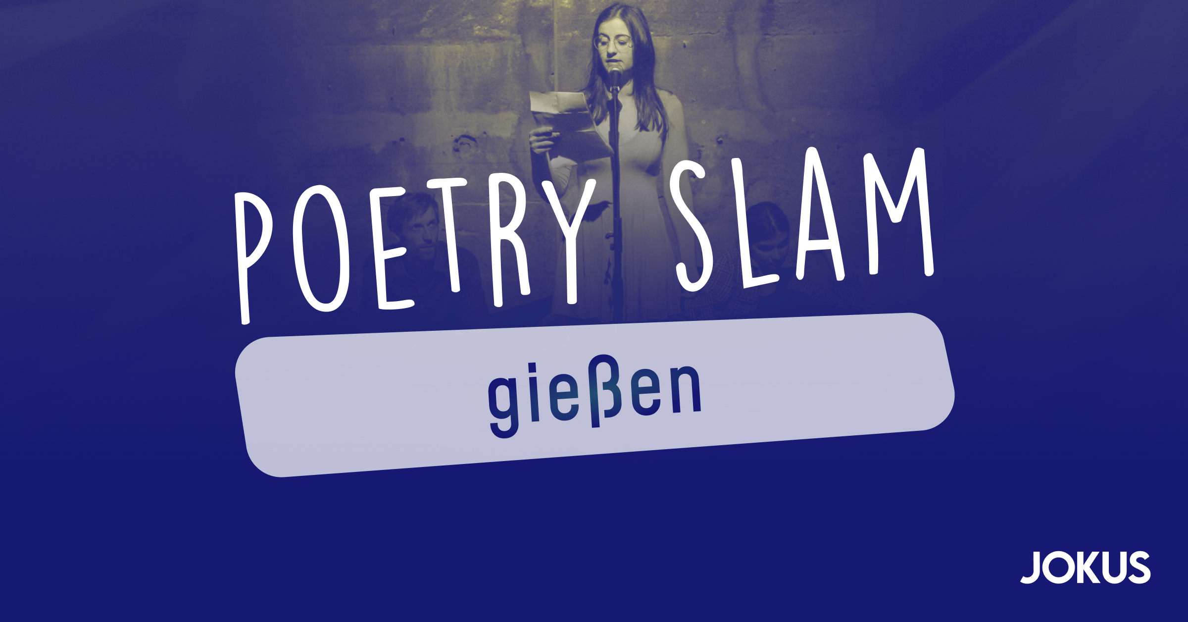 Anna Teufel beim Poetry Slam in Gießen .
